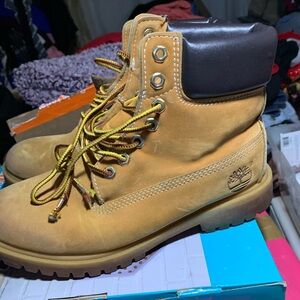 Timberland Kids Brown Lace-Up Boots